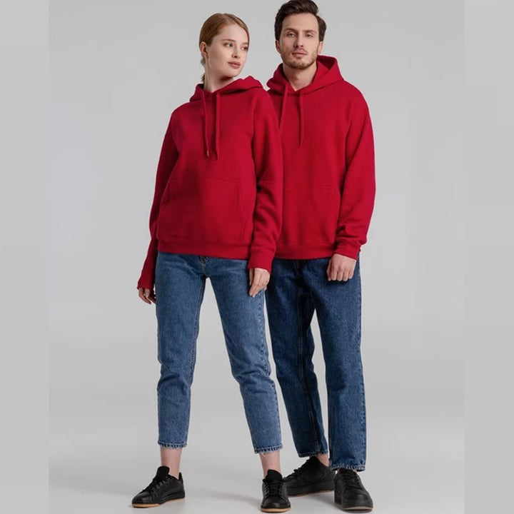 Unisex nan minimalist heavyweight hoodie made of French terry with concealed kangaroo pocket and narrow silhouette Mune Fashion