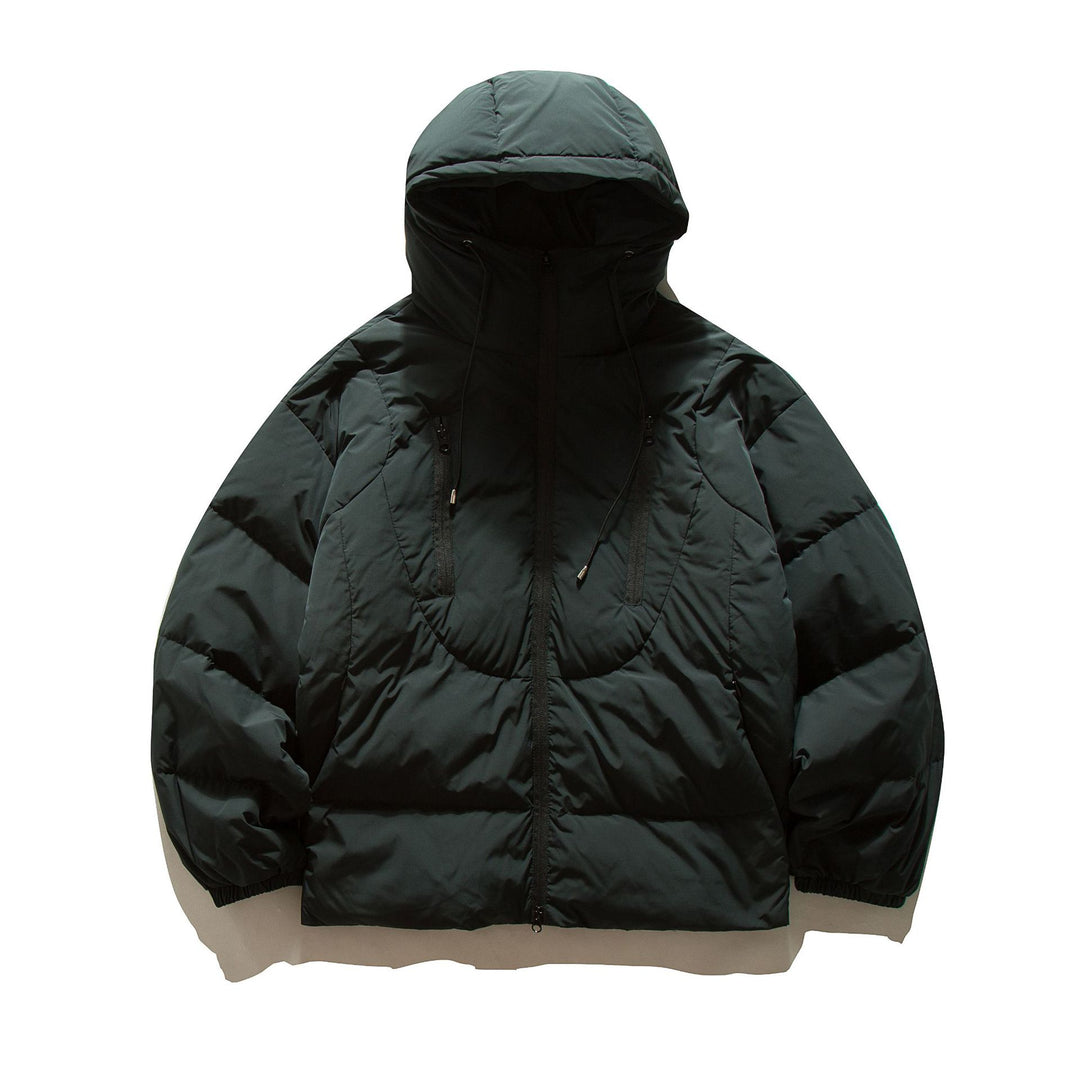 Women’s oversized quilted hooded jacket with voluminous thermal padding Mune Fashion