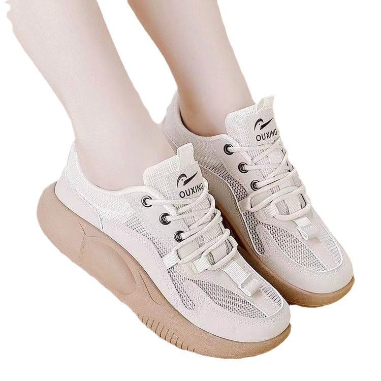 Women's Sporty Sneakers with Breathable Mesh Upper and Comfortable Sole Mune Fashion