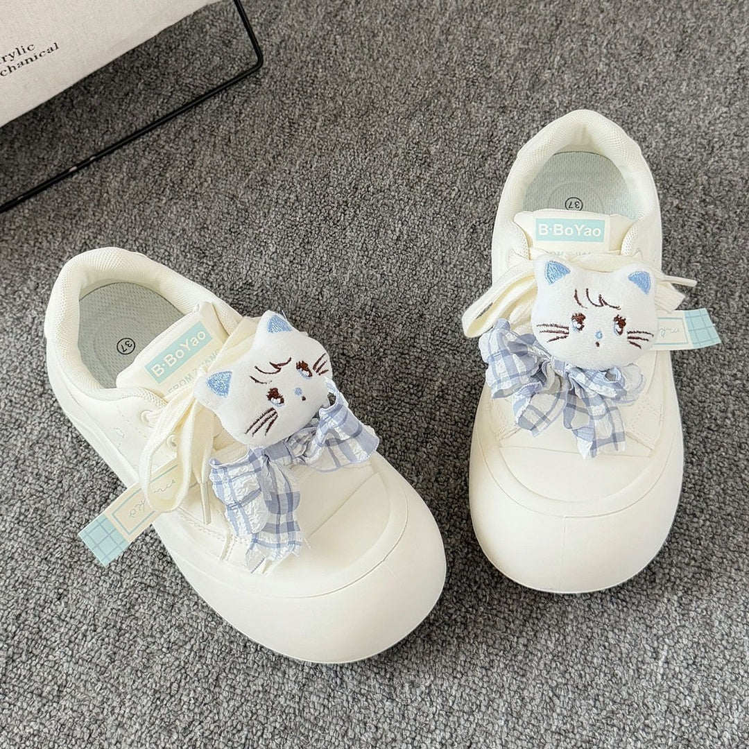 Women’s sporty sneakers with playful cat design and soft cushioned sole Mune Fashion