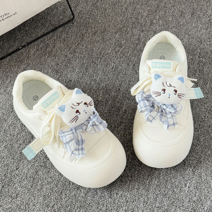 Women’s sporty sneakers with playful cat design and soft cushioned sole Mune Fashion