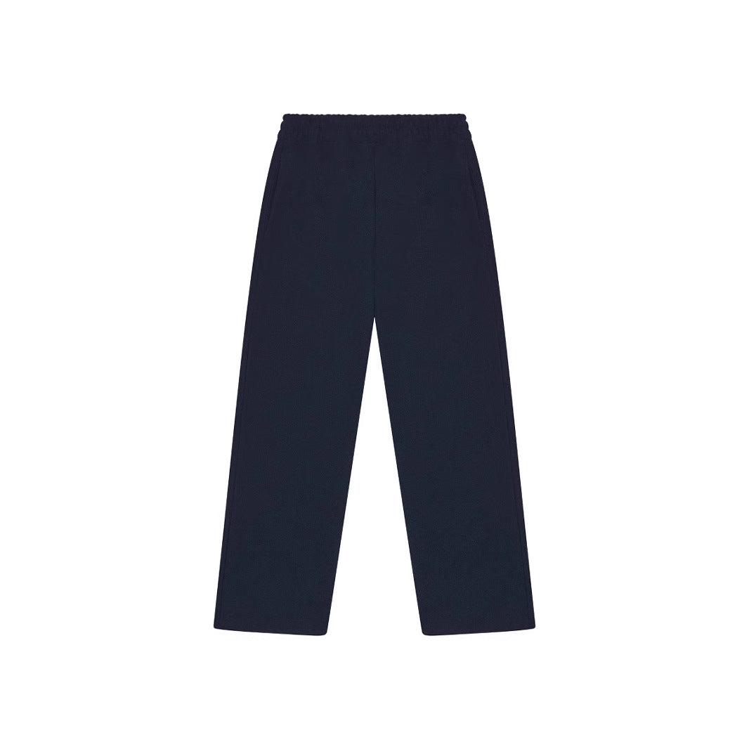 Ladies loose High-Waist lounge pants with a high comfort waistband, concealed side pockets, and straight leg Mune Fashion