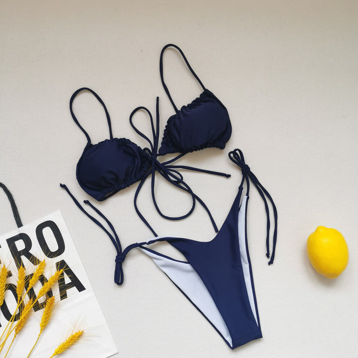 Women's Triangle Bikini with adjustable ties Mune Fashion