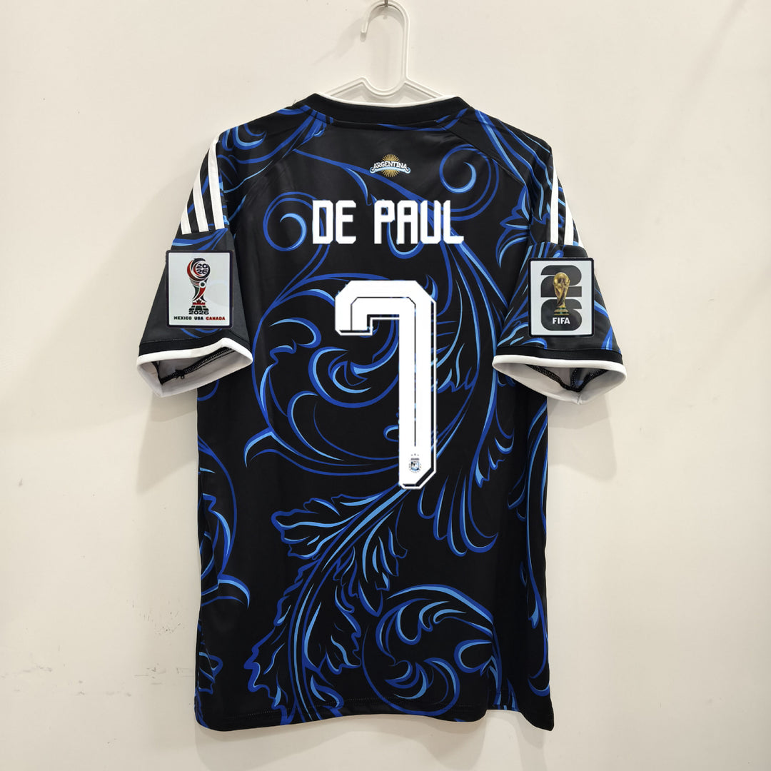 Unisex official player jersey with name print and baroque allover print Mune Fashion
