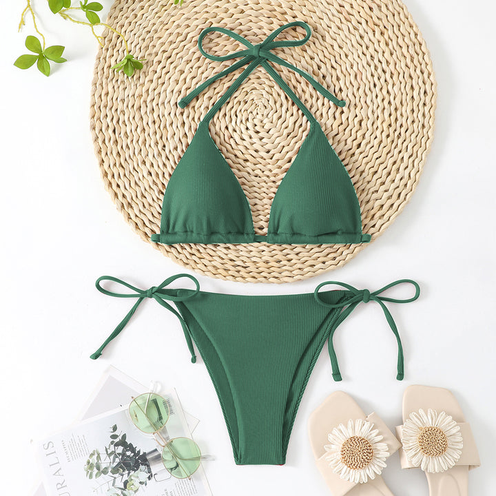 Women's Triangle Bikini with Adjustable Ties Mune Fashion