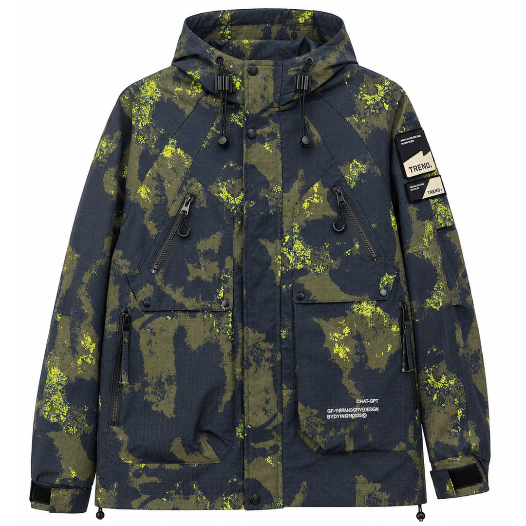 Men's Multifunctional Outdoor Jacket with Hood Mune Fashion
