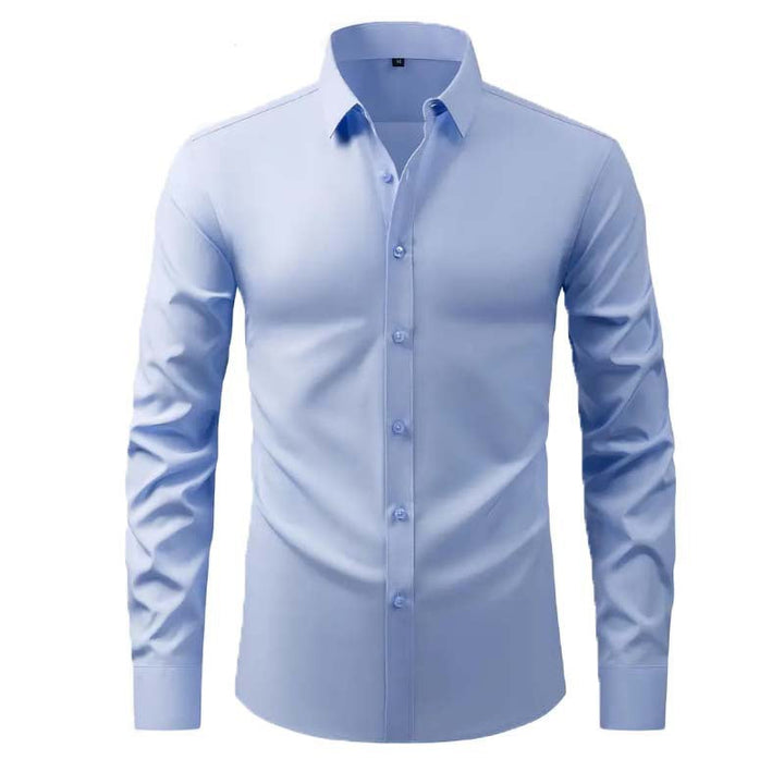 Men's long-sleeved shirt with innovative cut and modern design Mune Fashion
