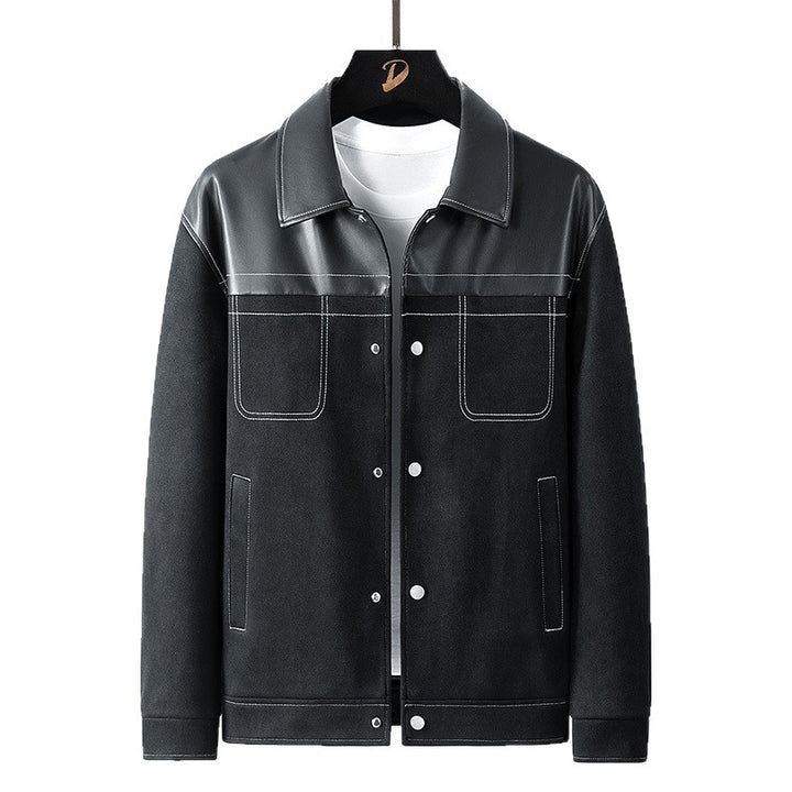 Men's Stylish Suede Jacket Mune Fashion