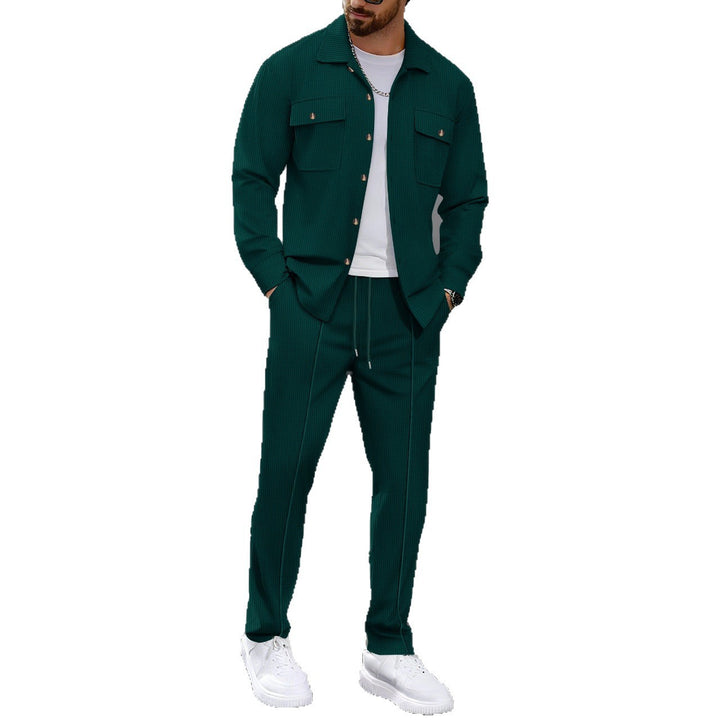 Men's light overshirt with patch chest pockets and relaxed fit Mune Fashion