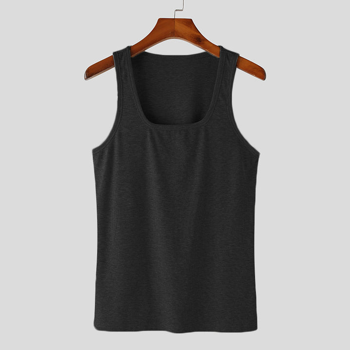 Women's classic cotton ribbed undershirt with round neckline Mune Fashion