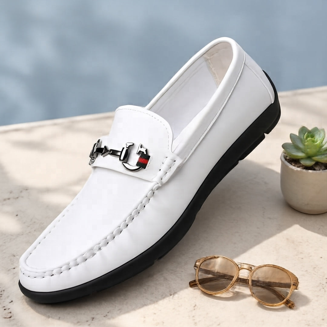Men's Elegant Leather Moccasins Mune Fashion