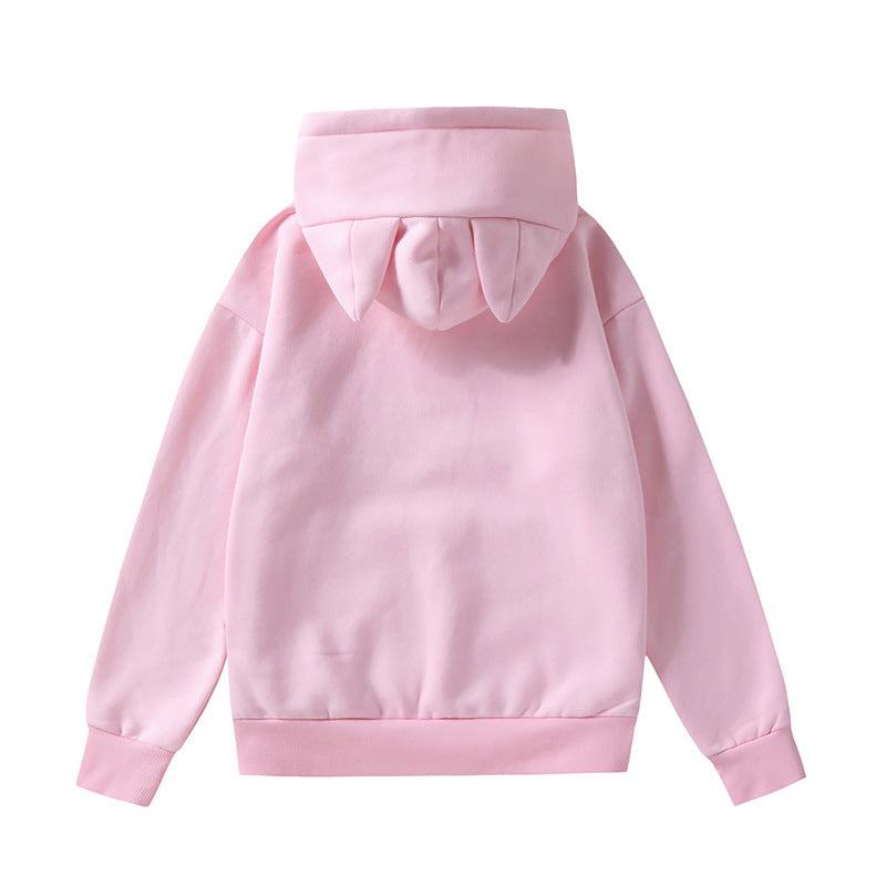 Women's hoodie with cat ears oversized sweatshirt with kangaroo pocket and drawstring Mune Fashion