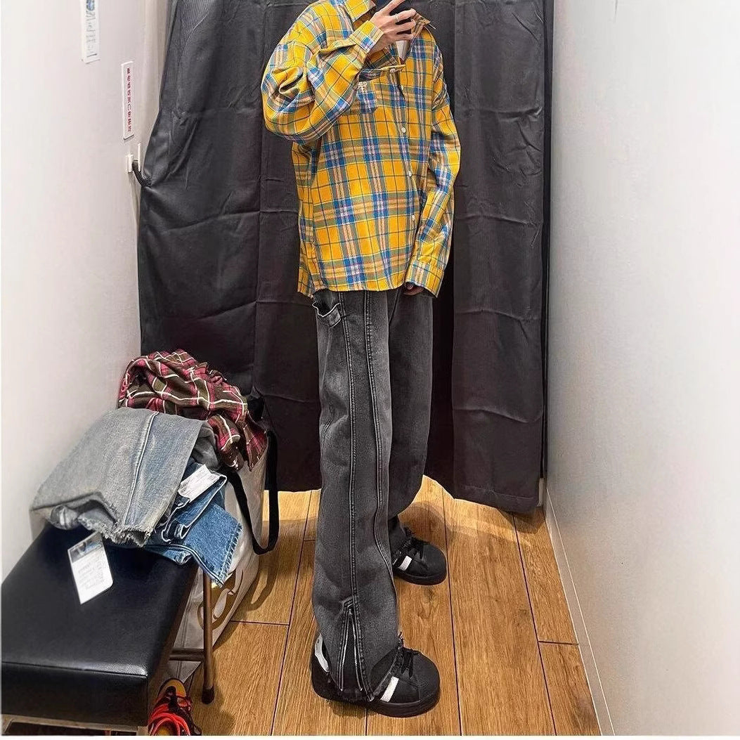 Men's Casual Cargo Jeans Mune Fashion