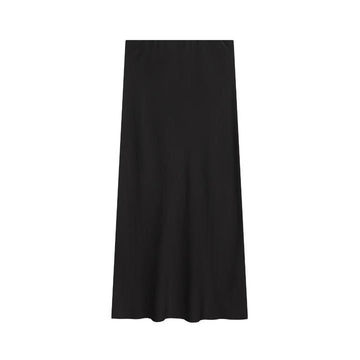 Women's flowing maxi skirt with high waist and flattering A-line cut Mune Fashion