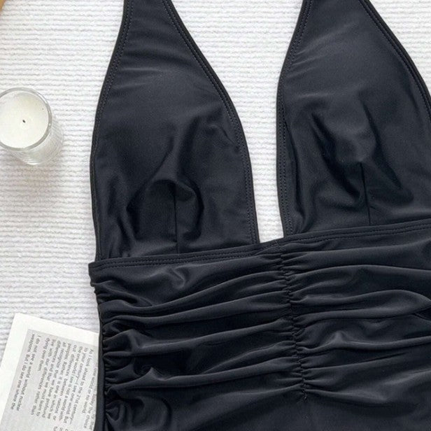 Women Elegant Monokini with Gatherings Mune Fashion