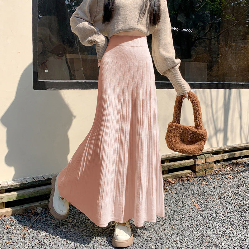Ladies Maxi Skirt with Elegant Pleats Mune Fashion