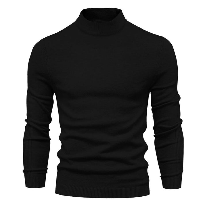 Men's Stylish Turtleneck Sweater Made Of Soft Merino Wool Mune