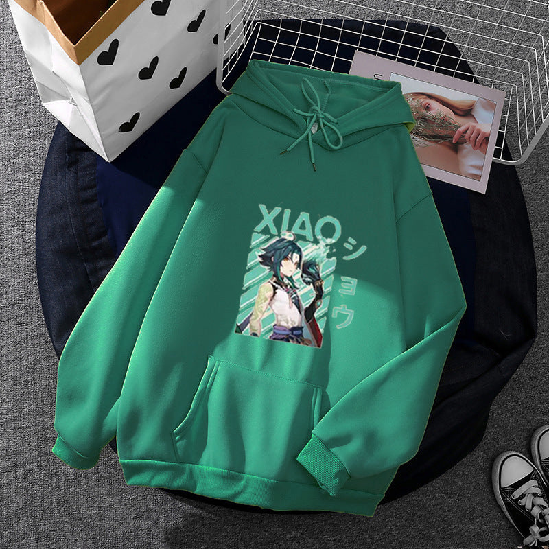 Women’s soft oversized hoodie with kawaii mushroom frog print, kangaroo pocket, and ribbed cuffs Mune Fashion
