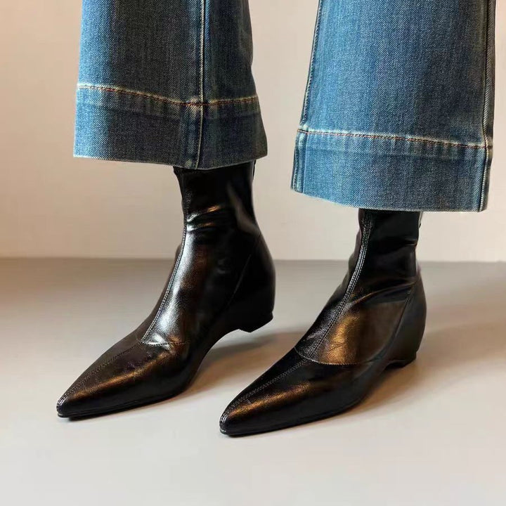 Women's Elegant Lace Ankle Boots Mune Fashion