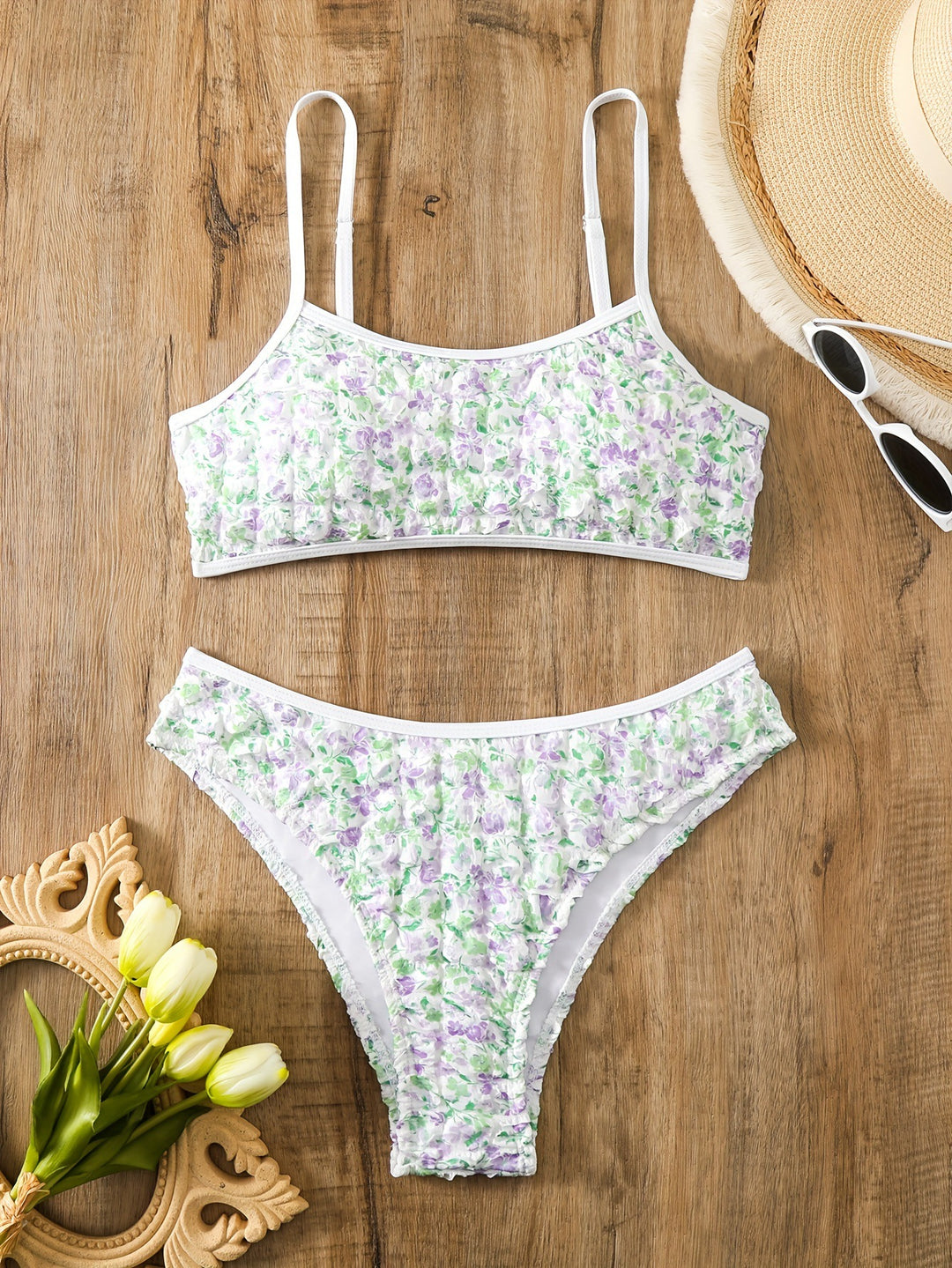 Women's bikini set with elegant floral design Mune Fashion