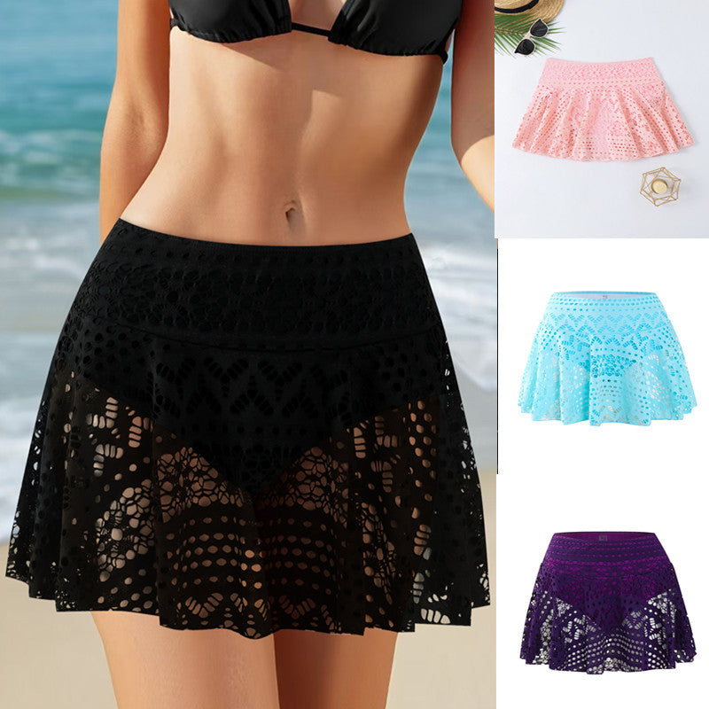 Ladies sporty casual skirt with perforated design Mune Fashion