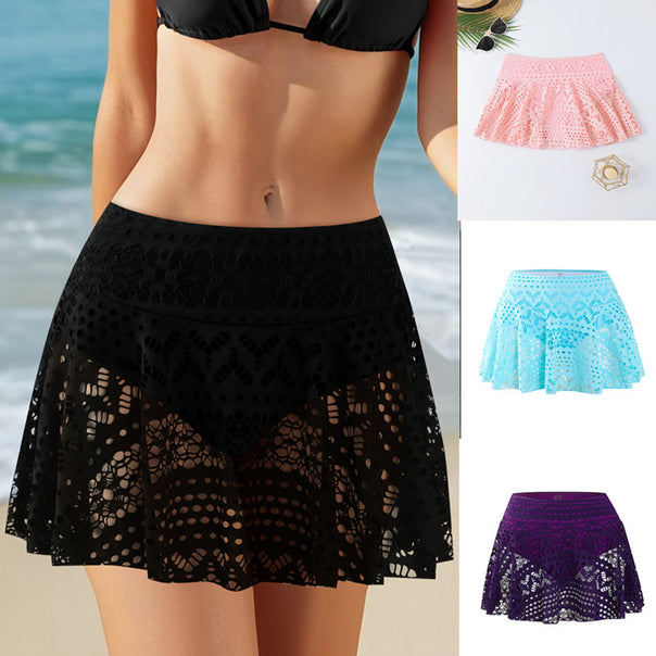 Ladies sporty casual skirt with perforated design Mune Fashion