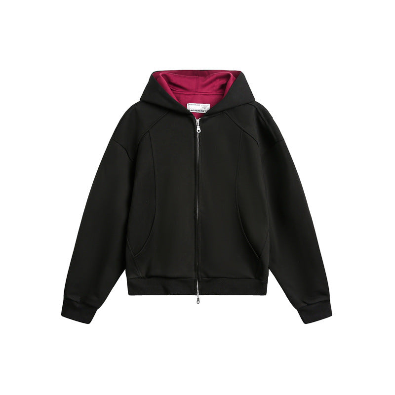 Unisex Oversize Hoodie Sweatshirt made of French Terry with raglan sleeves and two-way zipper Mune Fashion