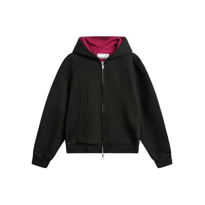 Unisex Oversize Hoodie Sweatshirt made of French Terry with raglan sleeves and two-way zipper Mune Fashion