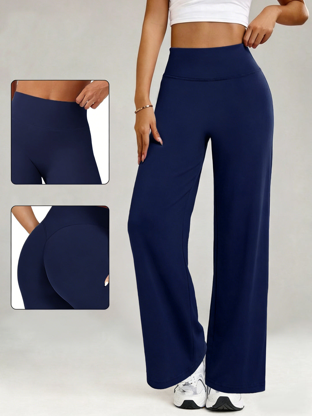 Women's Sporty High-Waisted Pants Mune Fashion