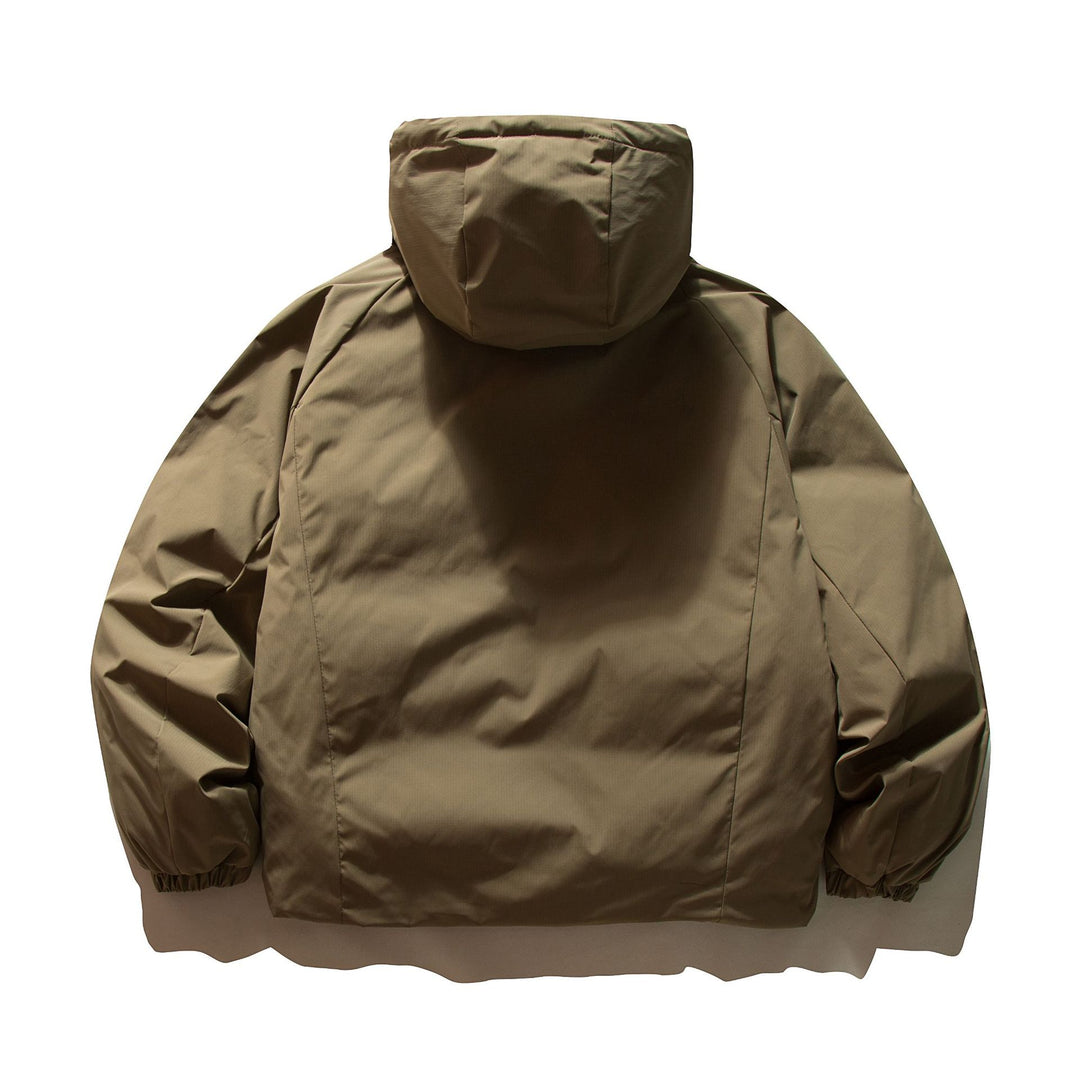 Unisex Boxy quilted hooded jacket with thermal insulation and elastic cuffs Mune Fashion