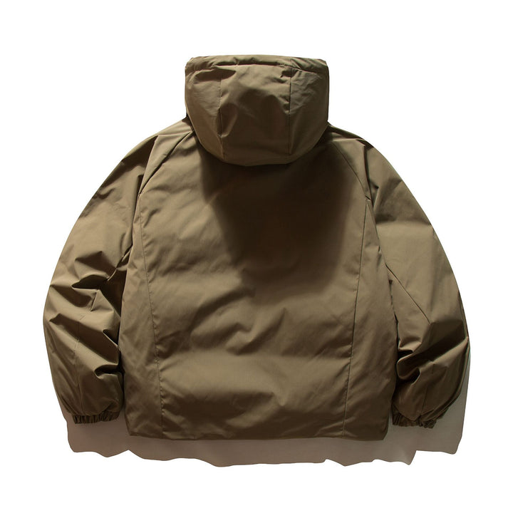 Unisex Boxy quilted hooded jacket with thermal insulation and elastic cuffs Mune Fashion