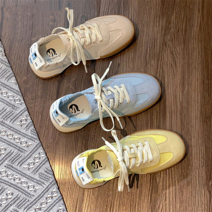 Women’s sporty sneakers with unique lacing Mune Fashion