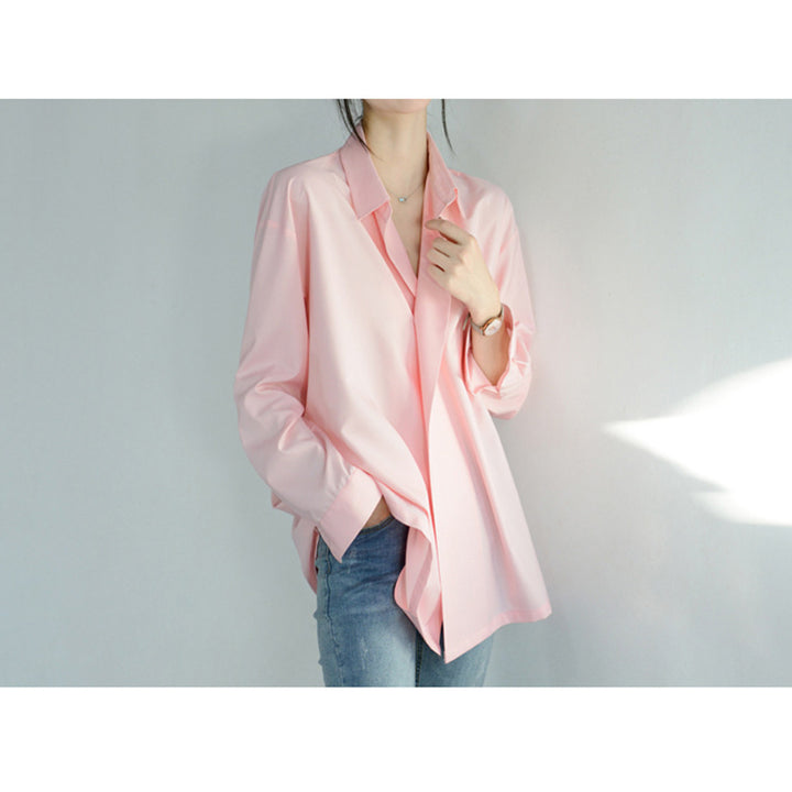 Women Casual Oversized Blouse with Modern Cut Mune Fashion