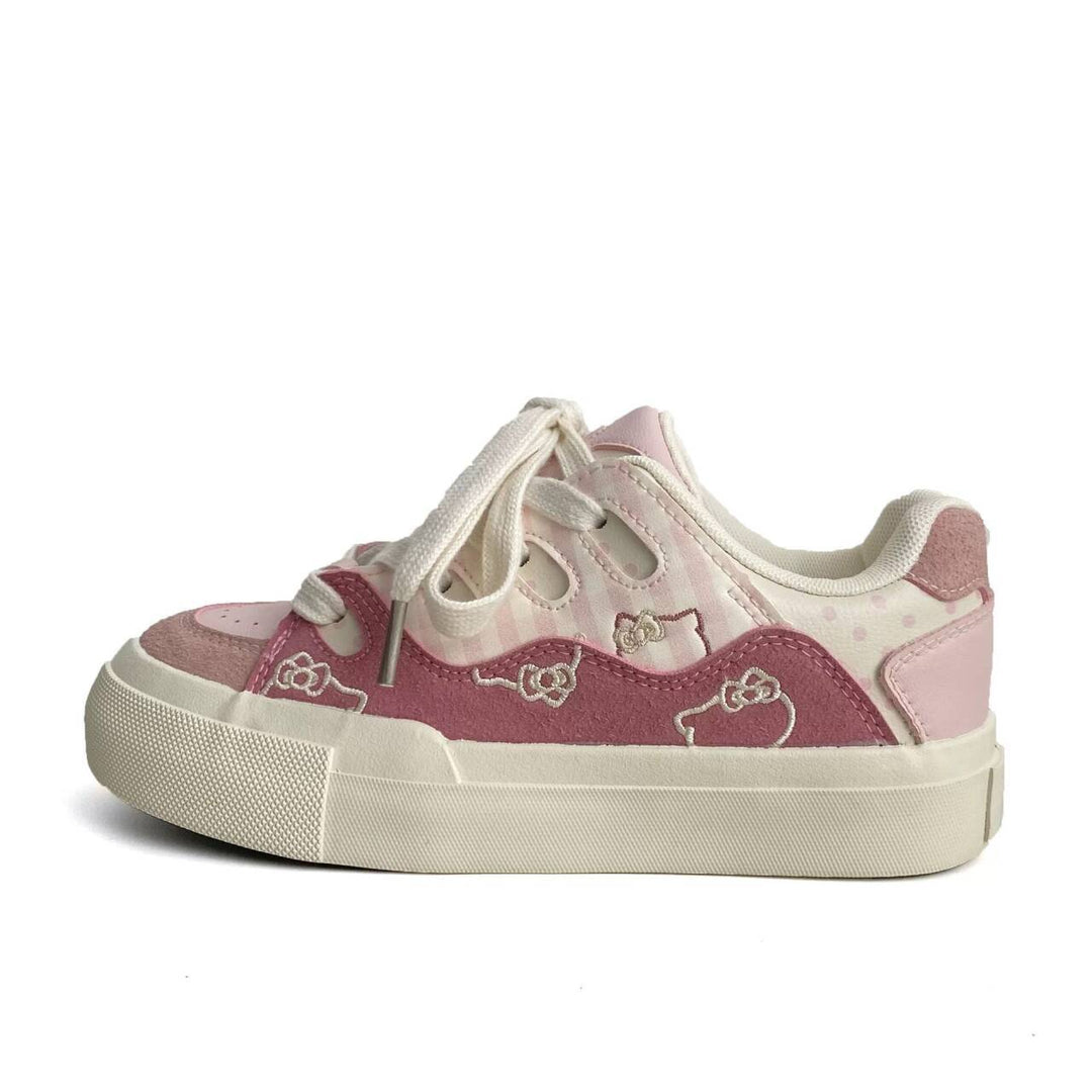 Women's stylish sneakers with playful details and textured upper material Mune Fashion