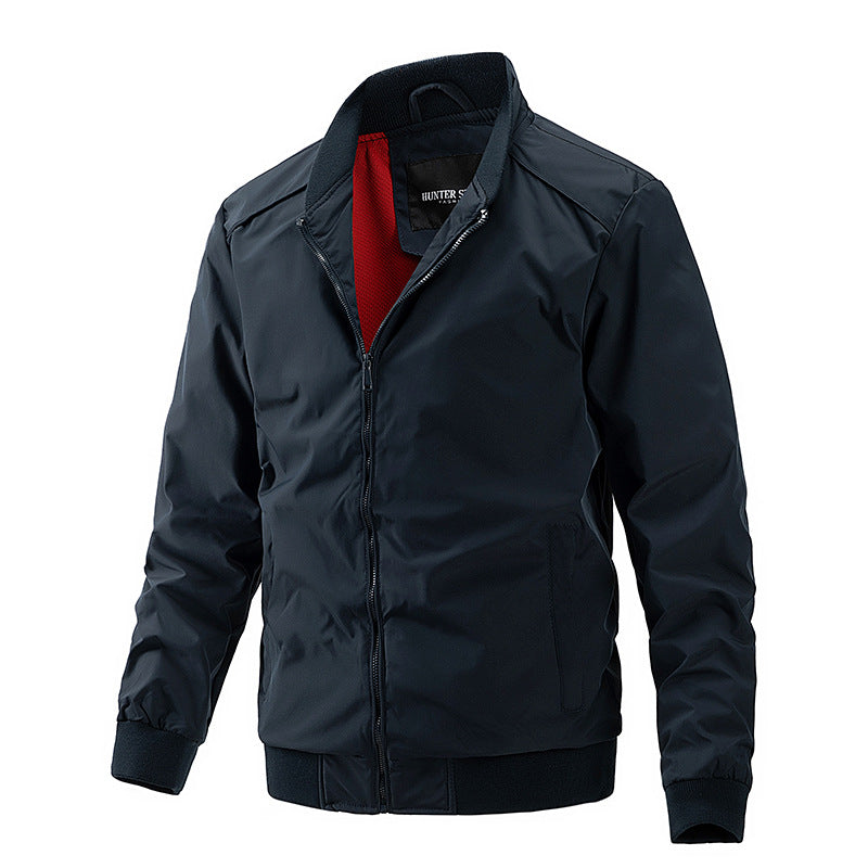 Men's water-repellent lightweight bomber jacket with breathable mesh inner lining Mune Fashion