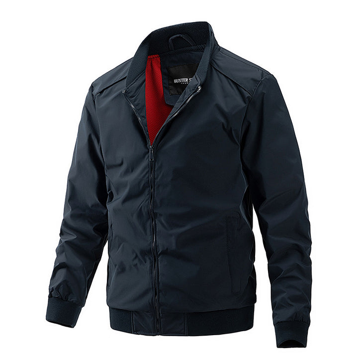 Men's water-repellent lightweight bomber jacket with breathable mesh inner lining Mune Fashion