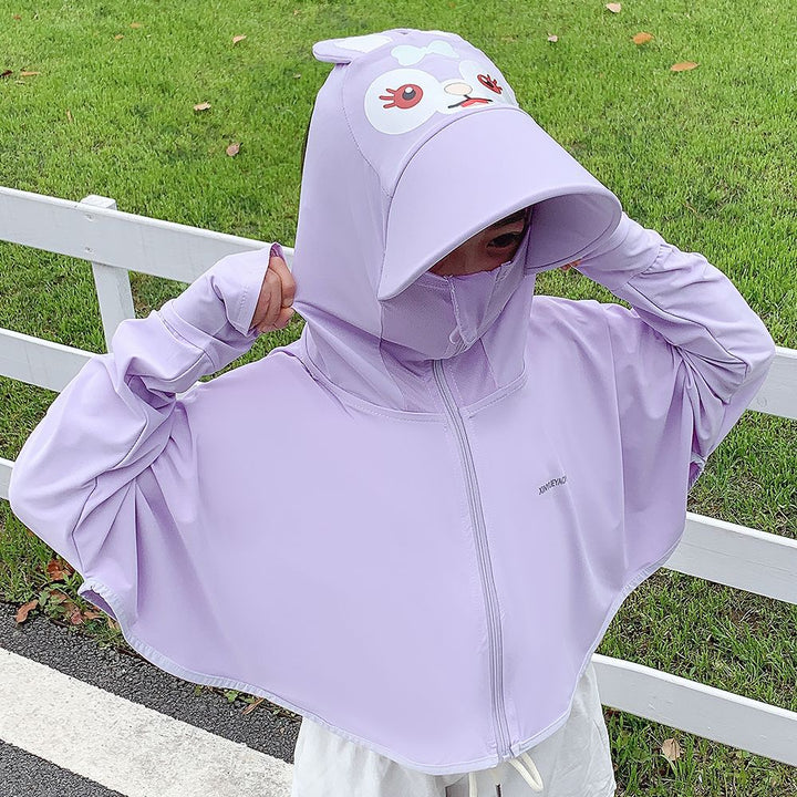 Children's Sun Jacket with Cute Frog Design Mune Fashion