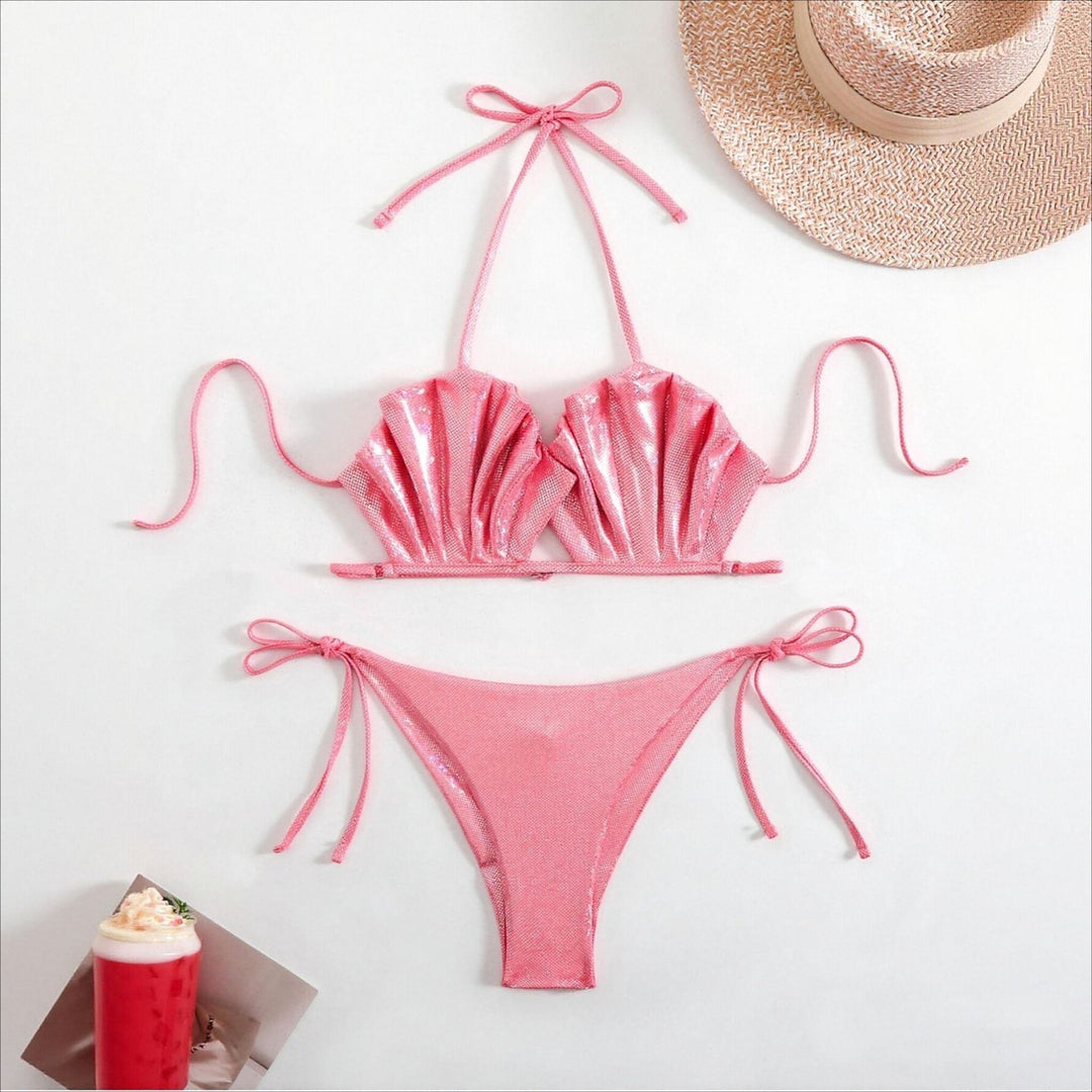Damen Glamouröser Bikini mit Rüschendesign Echo Archiv