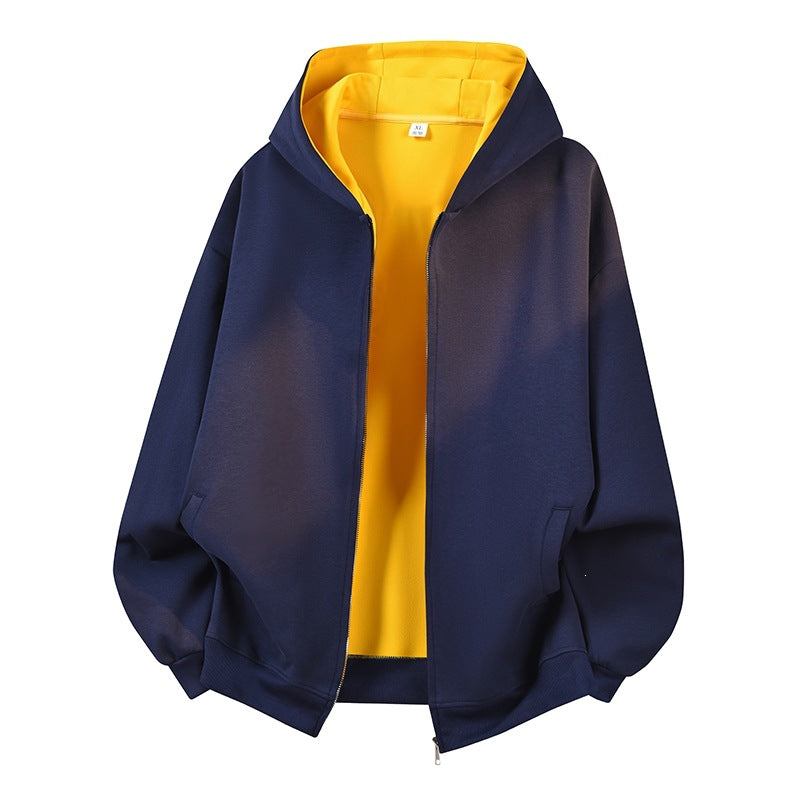 Men's Oversize Hoodie Zip Jacket Mune Fashion
