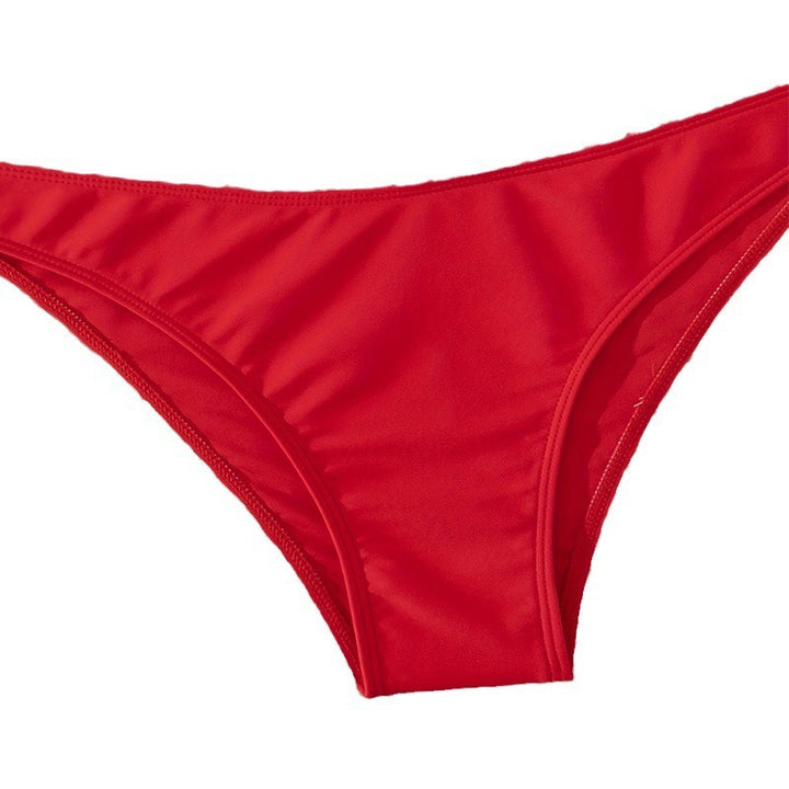 Women Two-Piece Bikini with Adjustable Spaghetti Straps and High-Cut Bottom Mune Fashion