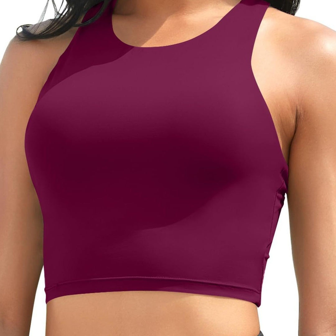Women Sporty Crop Top Mune Fashion