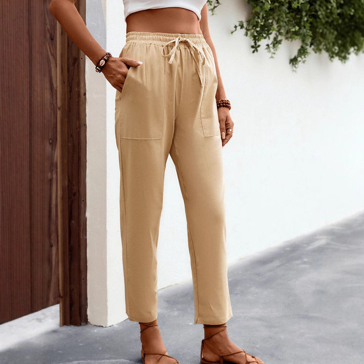 Women Comfortable and Casual Leisure Pants Mune Fashion