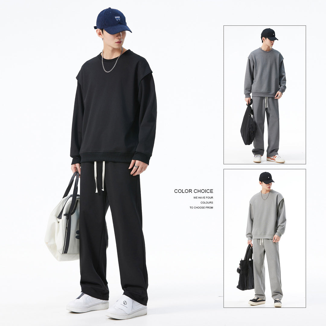 Women's Stylish Sweatshirt and Sports Pants Set Mune Fashion