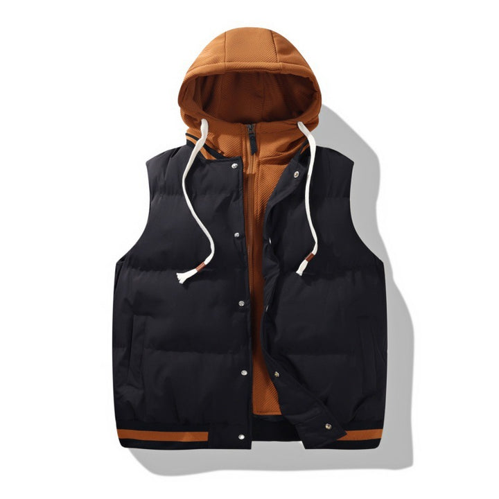 Women's multifunctional padded vest with hood Mune Fashion