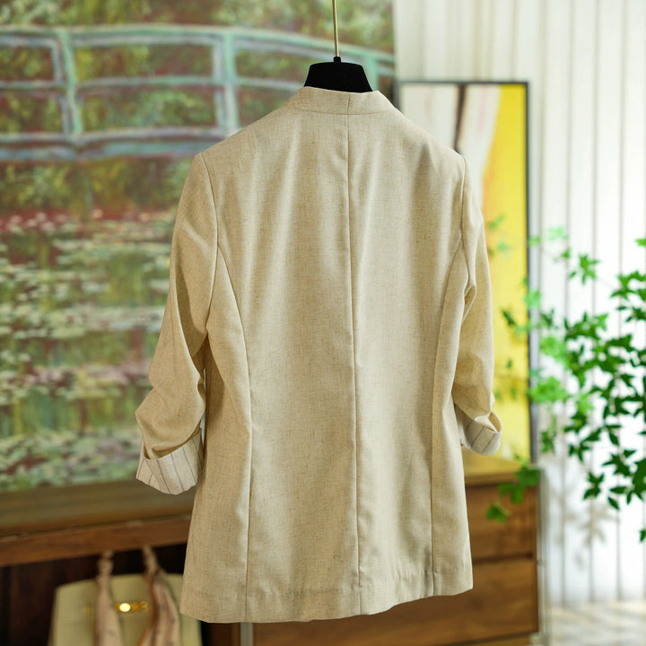 Women’s Stylish Blazer with Slightly Textured Surface Mune Fashion