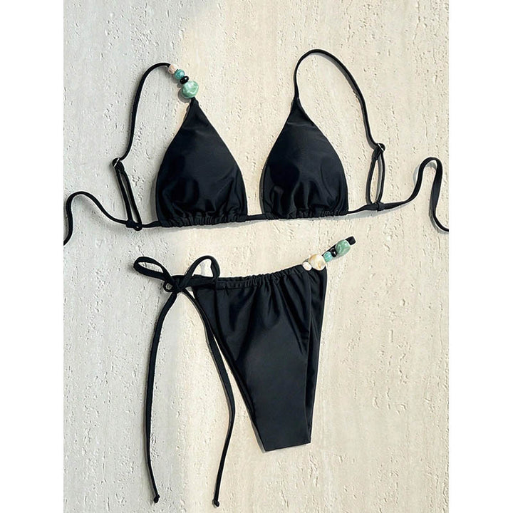 Women's Triangle Bikini with adjustable straps and elegant elements Mune Fashion