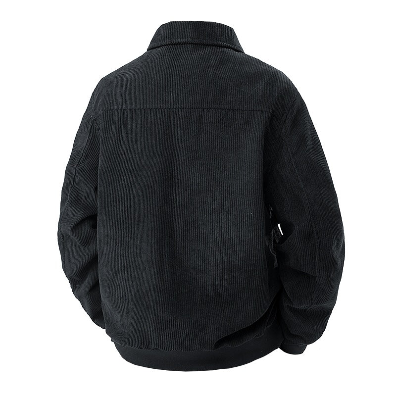 Men's Fashionable Cord Jacket with Practical Pockets Mune Fashion