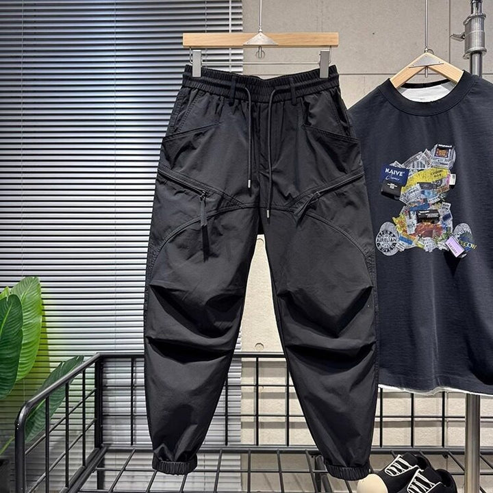 Men's cargo pants with practical zipper pockets Mune Fashion