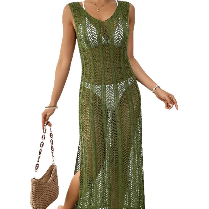 Women elegant crochet sarong with transparent design Mune Fashion