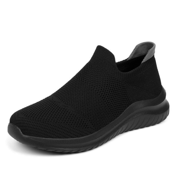 Unisex nan breathable knitted slip-on sneakers with ergonomic memory insole Mune Fashion